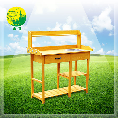 Wooden Work Bench For Gardening Fhg 19004