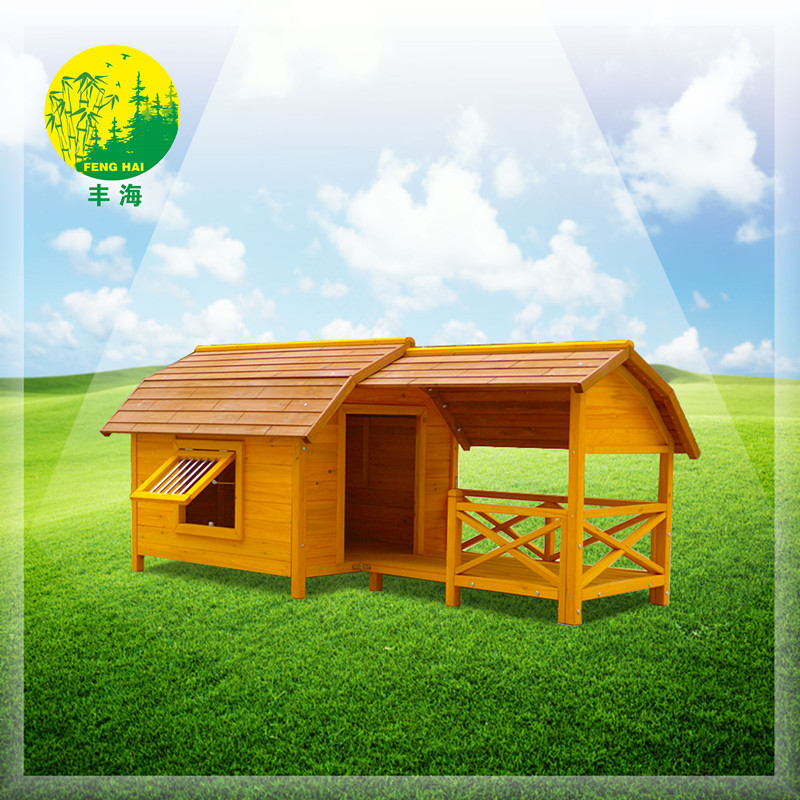 Wooden Puppy Pet Dog House FHD-0009